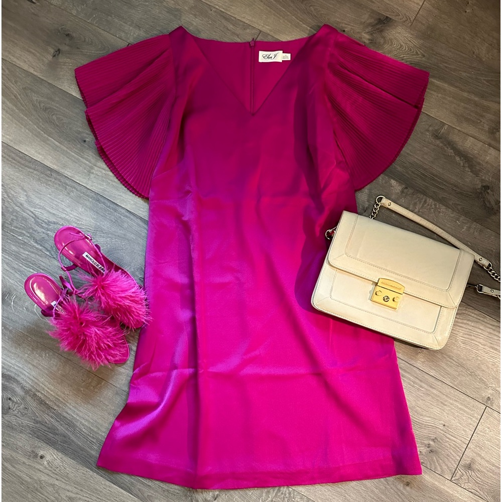 Eliza J Hot Pink Dress